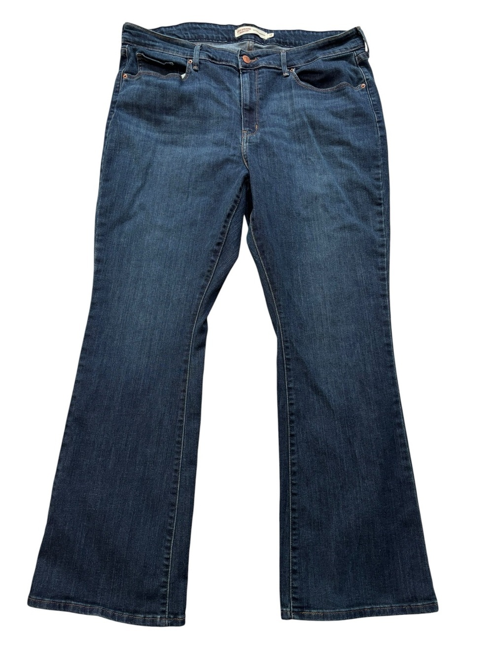Levi’s Jeans Signature by Levi Strauss, Size 18, Dark Blue Flare Jeans